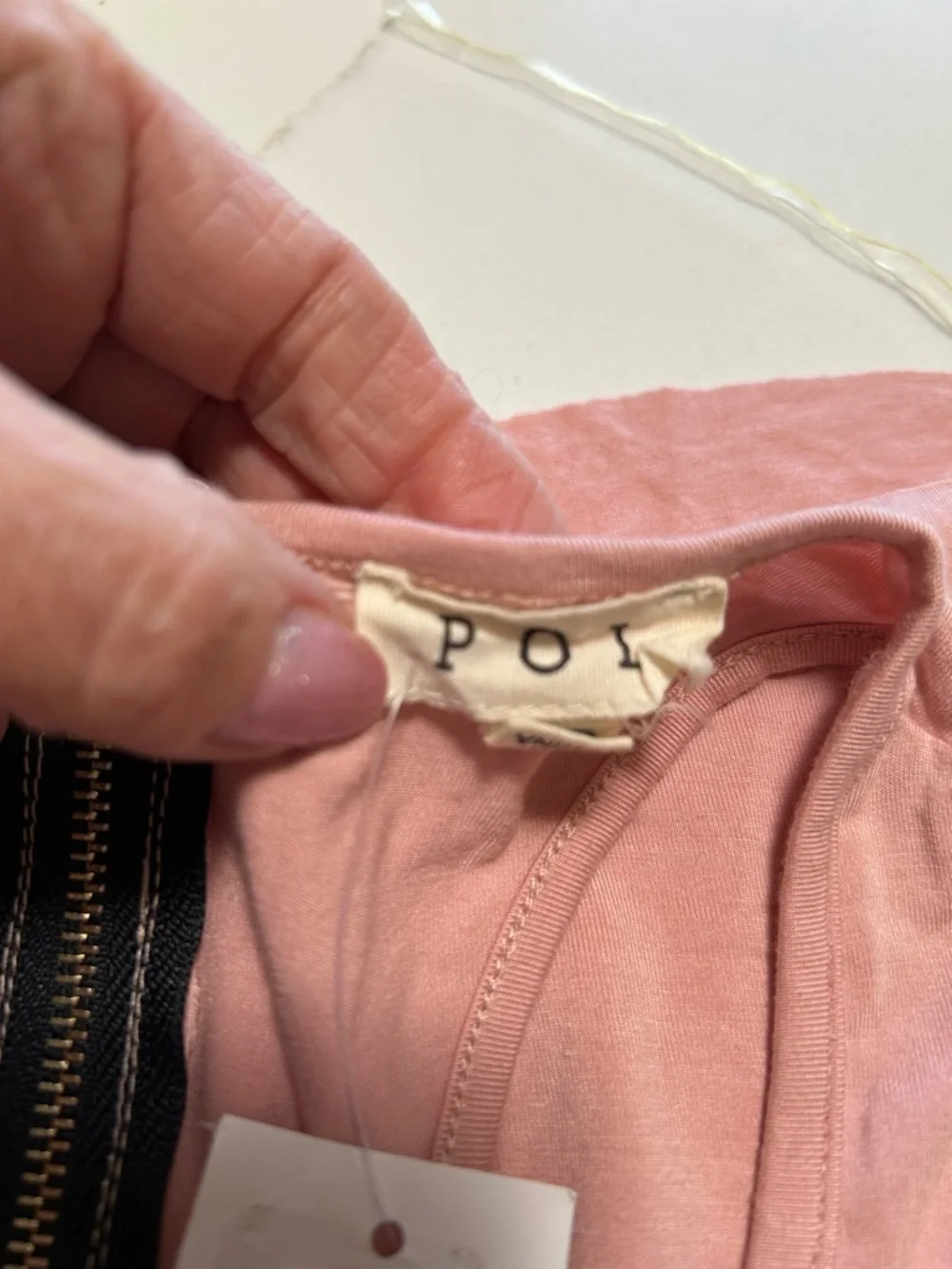 POL Strawberry Ice Sleeveless Tank with Front Zip - Pink